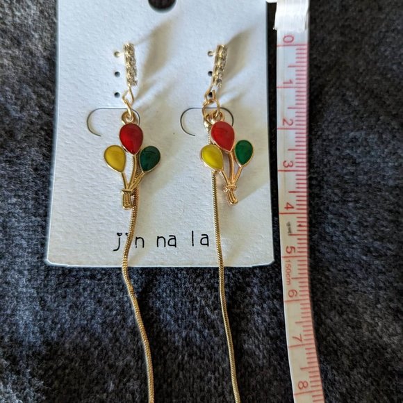 NEW - Balloon Drop Fashion Earrings - Picture 2 of 3